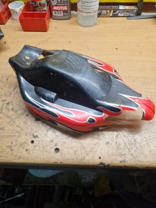 Carcasas coche radio control gasolina