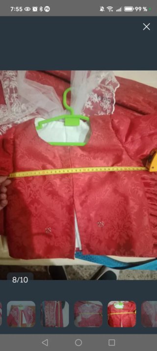Traje de Fallera Niña 5-6 Años