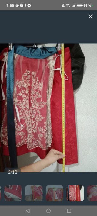 Traje de Fallera Niña 5-6 Años