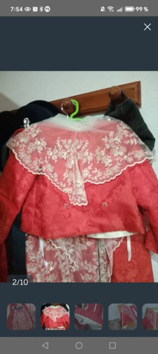 Traje de Fallera Niña 5-6 Años