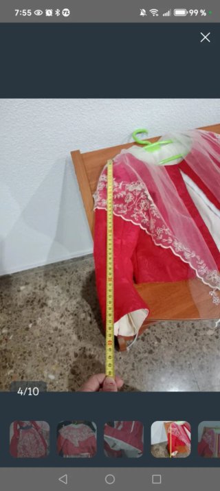 Traje de Fallera Niña 5-6 Años