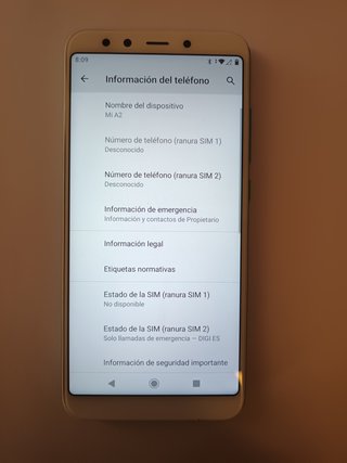 XIAOMI MI A2 (4GB RAM, 64GB Almacenamiento)