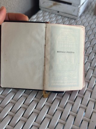 Messale festivo romano-latino 1952