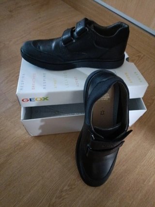 Geox J Riddock Boy F Zapatos Niños Negro