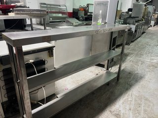 Scaffalatura in acciaio inox