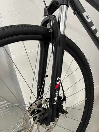 Bicicleta BTWIN Talla S Gris/Rojo