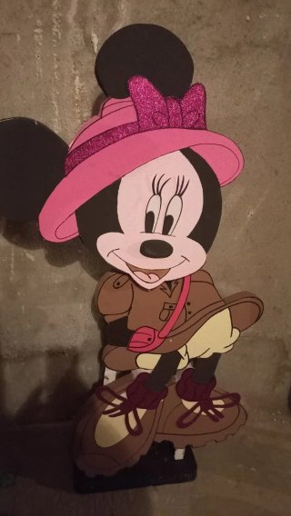 Figura Mickey Mouse Safari Poliestireno