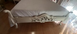Conjunto Cama y Mesillas Vintage 135