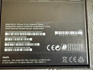 iPhone 12 Pro 256gb color grafito