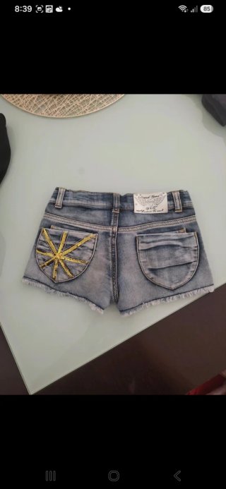 Shorts vaqueros niña 3 Pommes