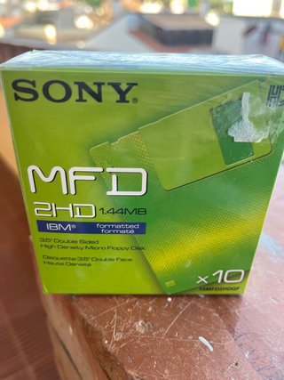 Sony MFD 2HD 1.44MB Disquetes x10