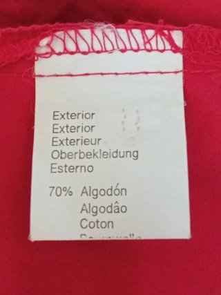 Camisa vintage Mistral años 90 Talla M Roja retro