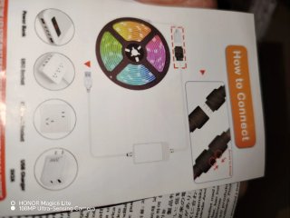 Striscia luci led multicolor con controller