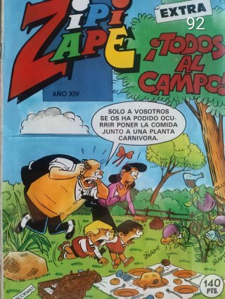 LOTE 5 TEBEOS ZIPI ZAPE ESPECIAL.TRAVESURAS.