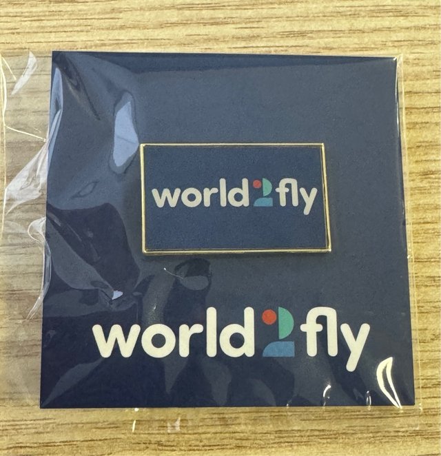 Pin World2Fly 18mm x 30mm