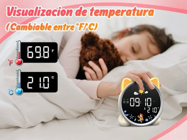 Reloj despertador infantil NUEVO A ESTRENAR