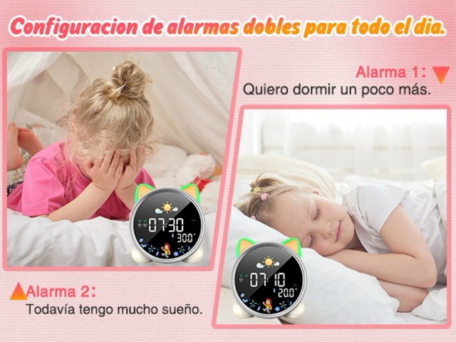 Reloj despertador infantil NUEVO A ESTRENAR