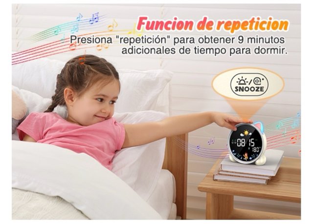 Reloj despertador infantil NUEVO A ESTRENAR