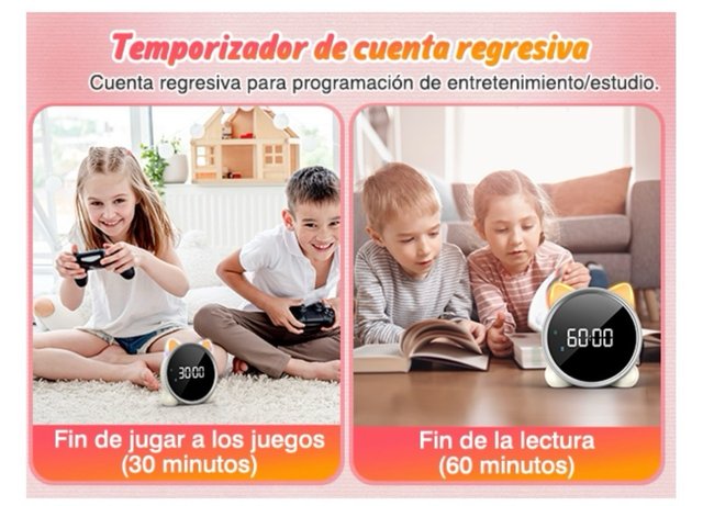 Reloj despertador infantil NUEVO A ESTRENAR