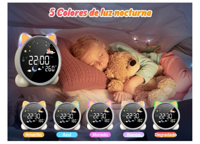 Reloj despertador infantil NUEVO A ESTRENAR