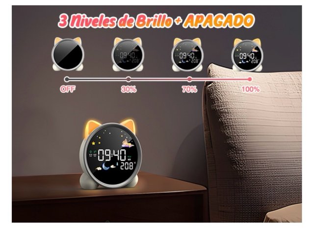 Reloj despertador infantil NUEVO A ESTRENAR