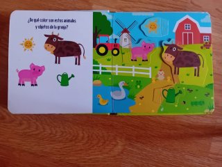 Cuento infantil con solapas. Encuentra los colores
