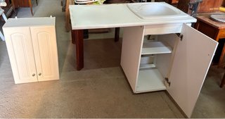 Mueble fregadero con encimera + armario auxiliar