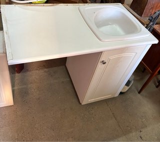 Mueble fregadero con encimera + armario auxiliar