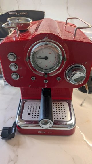 Cafetera Qilive Roja