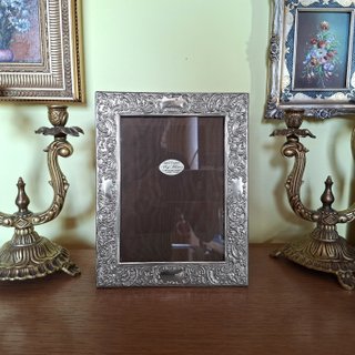 Cornice Portafoto Argento 925 anni 70 x foto 13x18