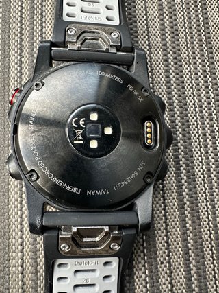 Garmin Fenix 5X Smartwatch Negro/Gris