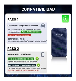 Carlinkit CPC200-CP2A Adaptador Inalámbrico
