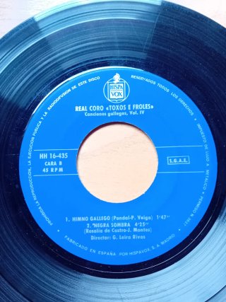 Disco Vinilo Real Coro Toxos e Froles
