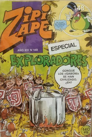LOTE 5 TEBEOS ZIPI ZAPE ESPECIAL.LOS VIKINGOS