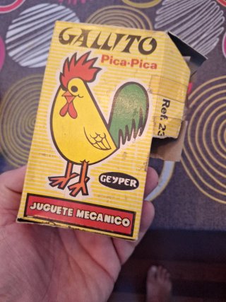 Gallito Pica Pica Geyper Juguete Mecánico