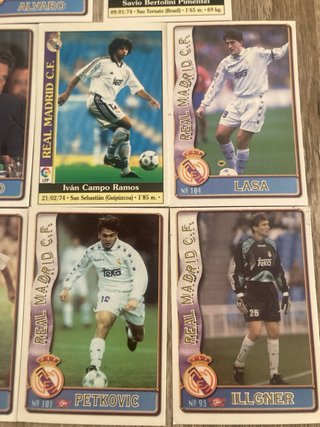 Cromos antiguos Real Madrid C.F.