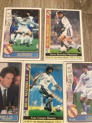 Cromos antiguos Real Madrid C.F.