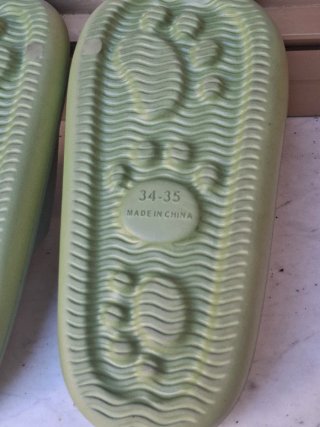 Ciabattine bimbo 34/35 [verde salvia]