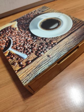 Cajón organizador cápsulas café