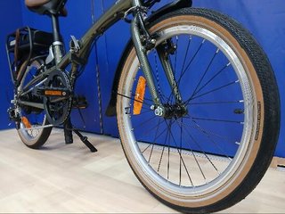 Bicicleta Plegable Eléctrica E Fold 500 Verde