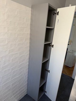 Armario alto Ikea Enhet gris