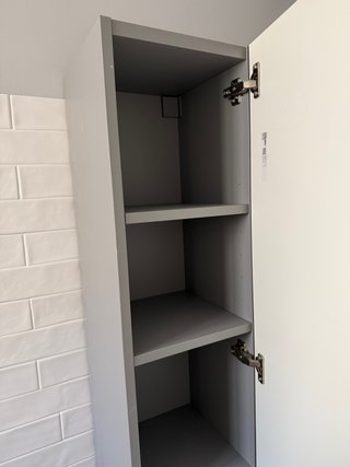 Armario alto Ikea Enhet gris