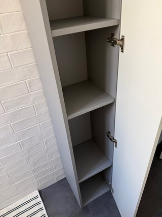 Armario alto Ikea Enhet gris