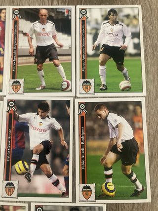 Cromos Valencia CF Antiguos
