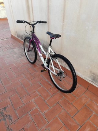 Bicicleta Montaña 26 Morado/Blanco