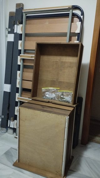 Cama nido con colchones muelles