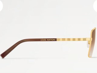 Gafas de Sol Louis Vuitton Originales Marrón Dorad