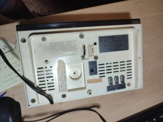 Radio despertador vintage