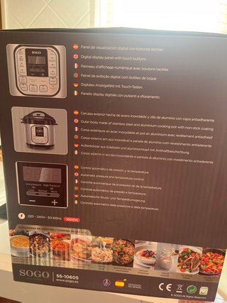 Olla a Presión SOGO Multifunción 6L 1000W