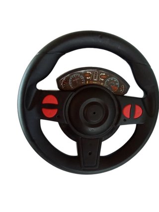 Auto radiocomandata arancione con volante